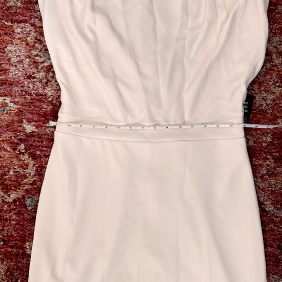 Express White Midi Dress | Cap Sleeves | Modern Chic | NWT Size M - Picture 8 of 11